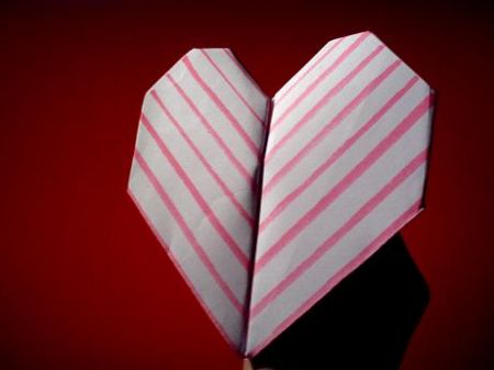 srdce origam